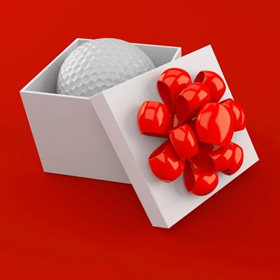 Fairways Set of 2 Golf Ball Ice Molds in Gift Box 