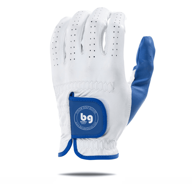 Blue Elite Accent Golf Glove - Bender Gloves