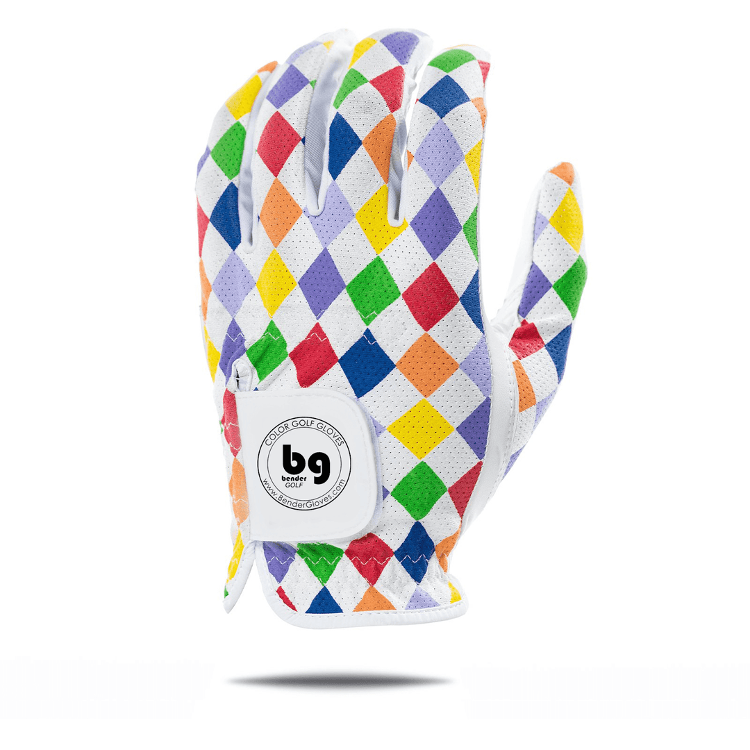 Argyle Mesh Golf Glove - Bender Gloves