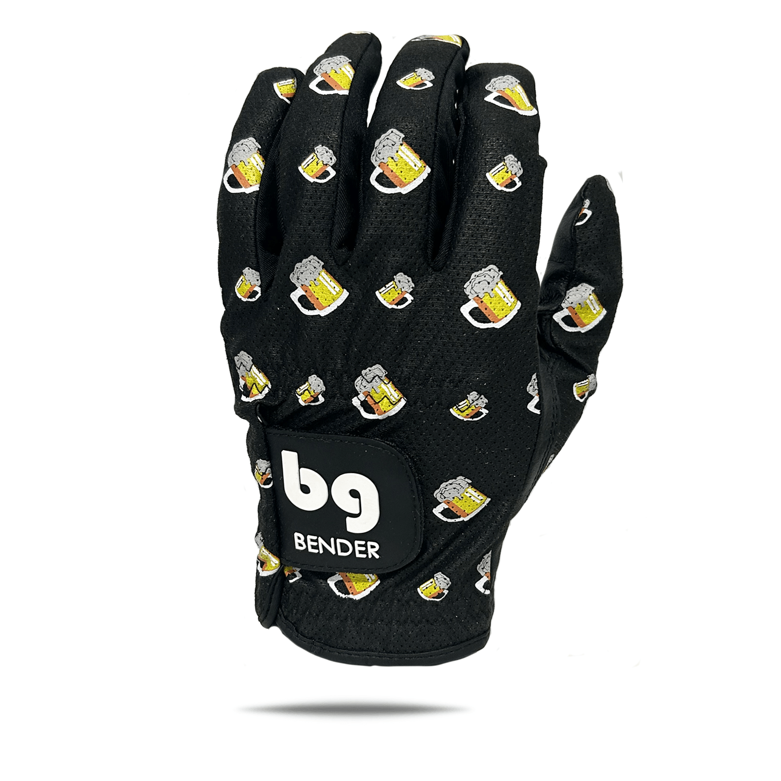 Beer Mugs Mesh Golf Glove - Bender Gloves