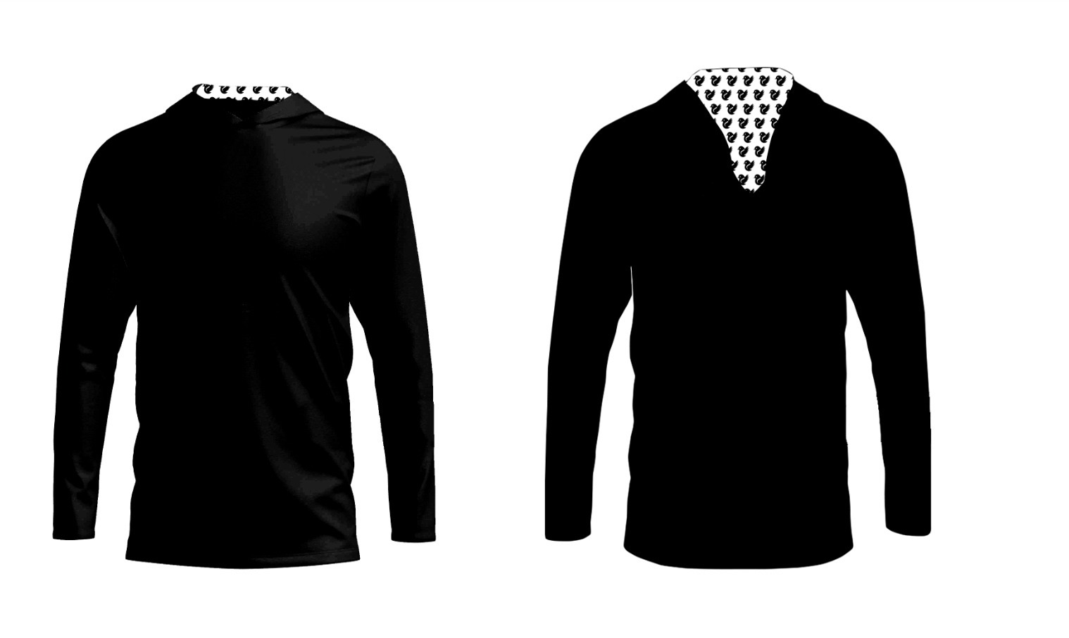 Birdy (Black) Men's Lightweight Hoodie - Bender Gloves