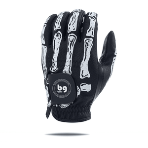 Black Bones Skeleton Mesh Golf Glove - Bender Gloves