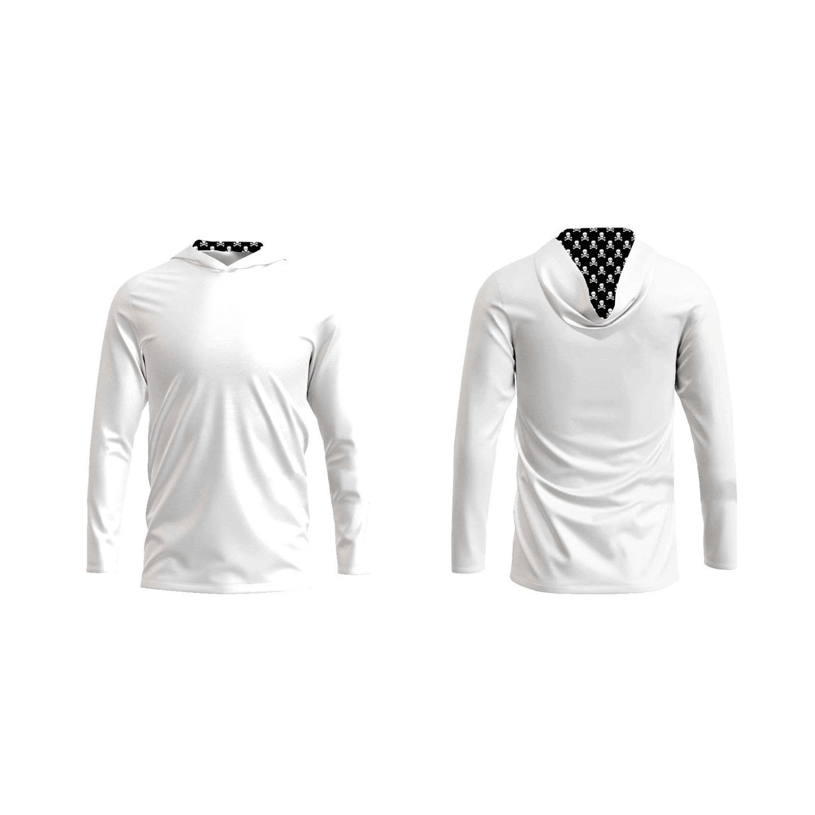 Crossbones Men's Lightweight Hoodie - Bender Gloves