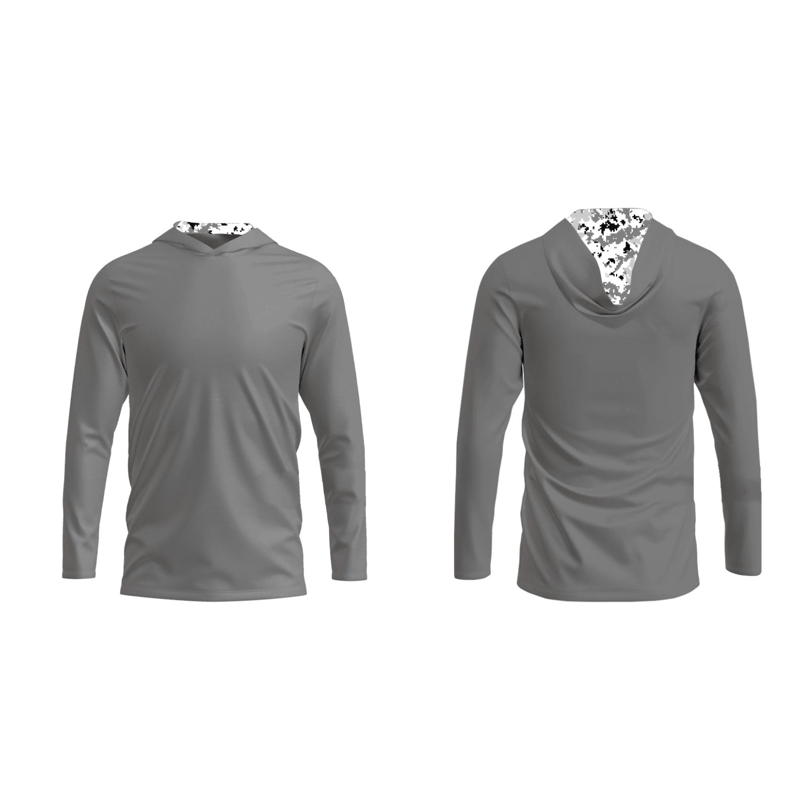 Digital Camo Men's Lightweight Hoodie - Bender Gloves