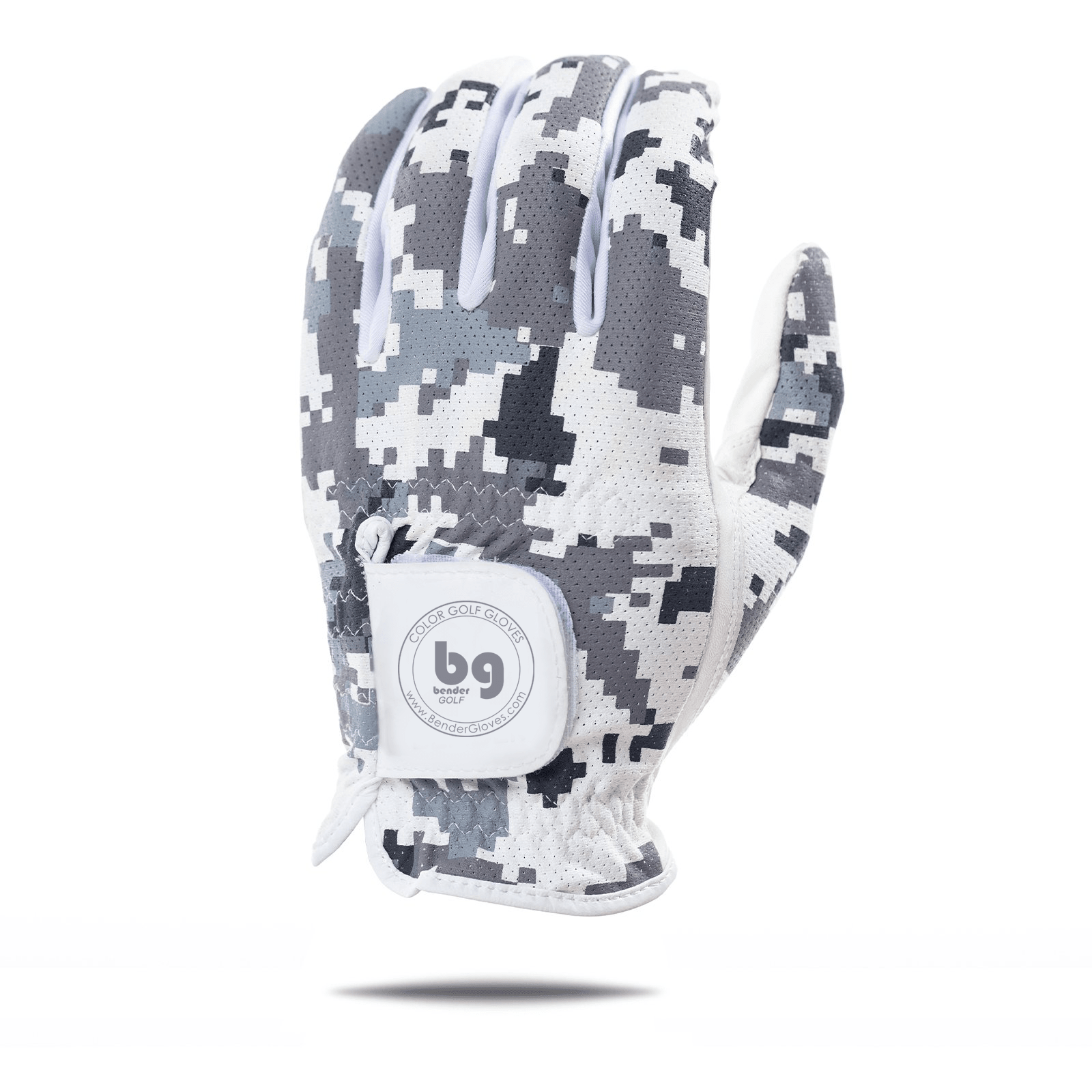 Gray Digital Camo Mesh Golf Glove - Bender Gloves