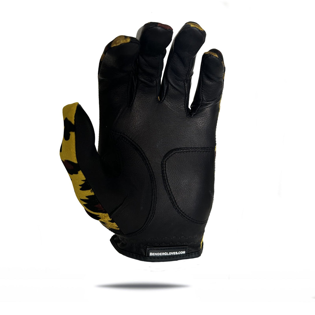 Leopard Spandex Golf Glove - Bender Gloves