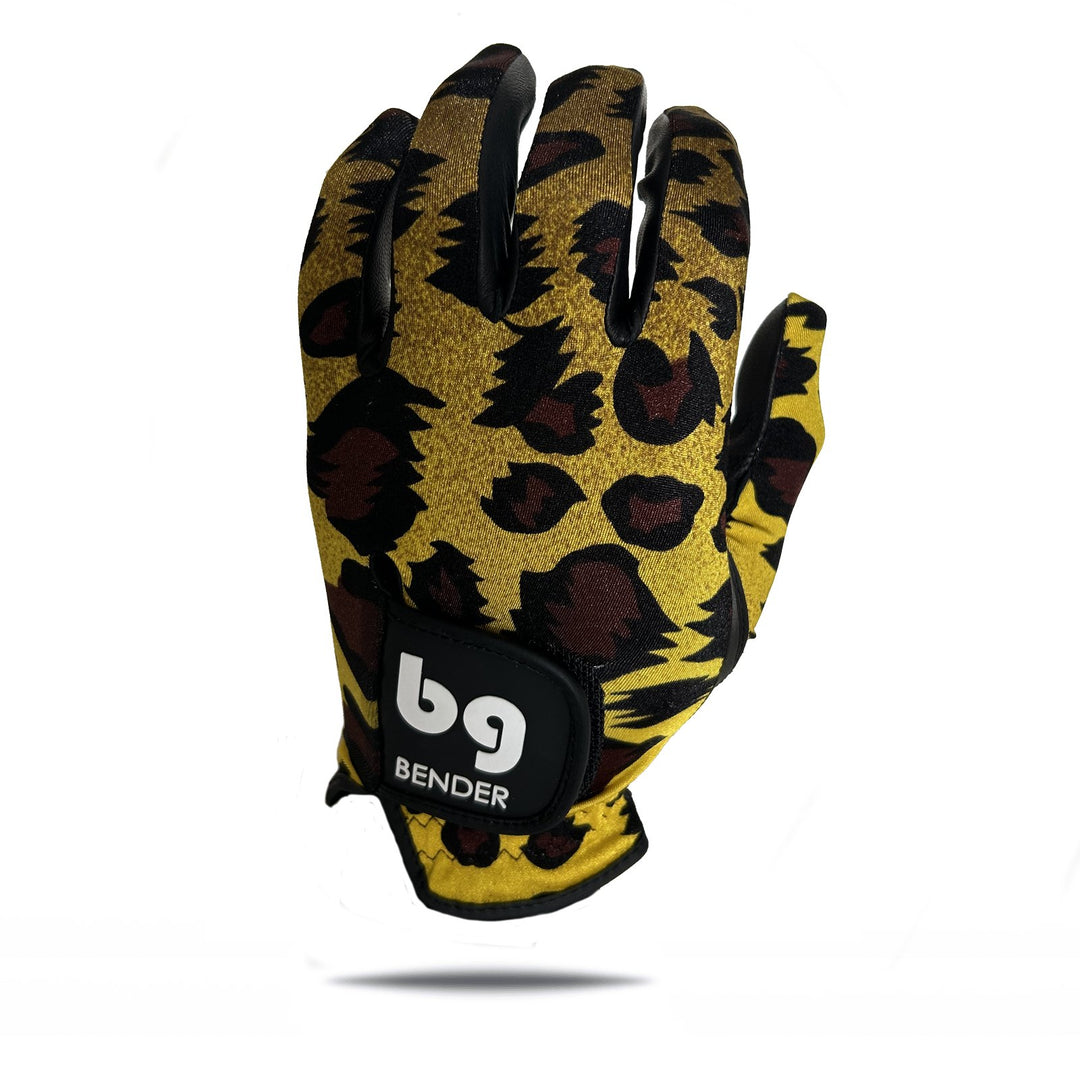 Leopard Spandex Golf Glove - Bender Gloves