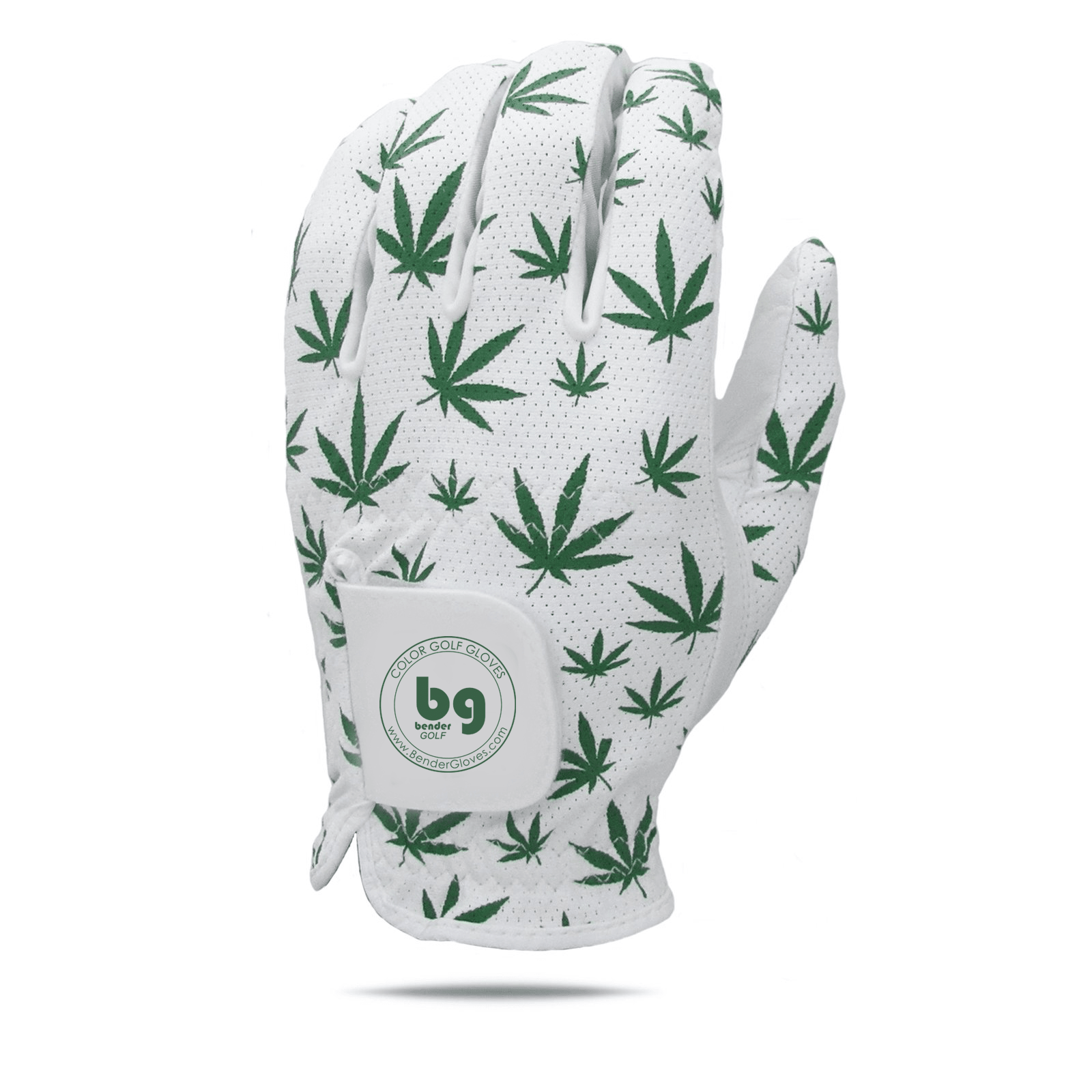 Marijuana Mesh Golf Glove - Bender Gloves