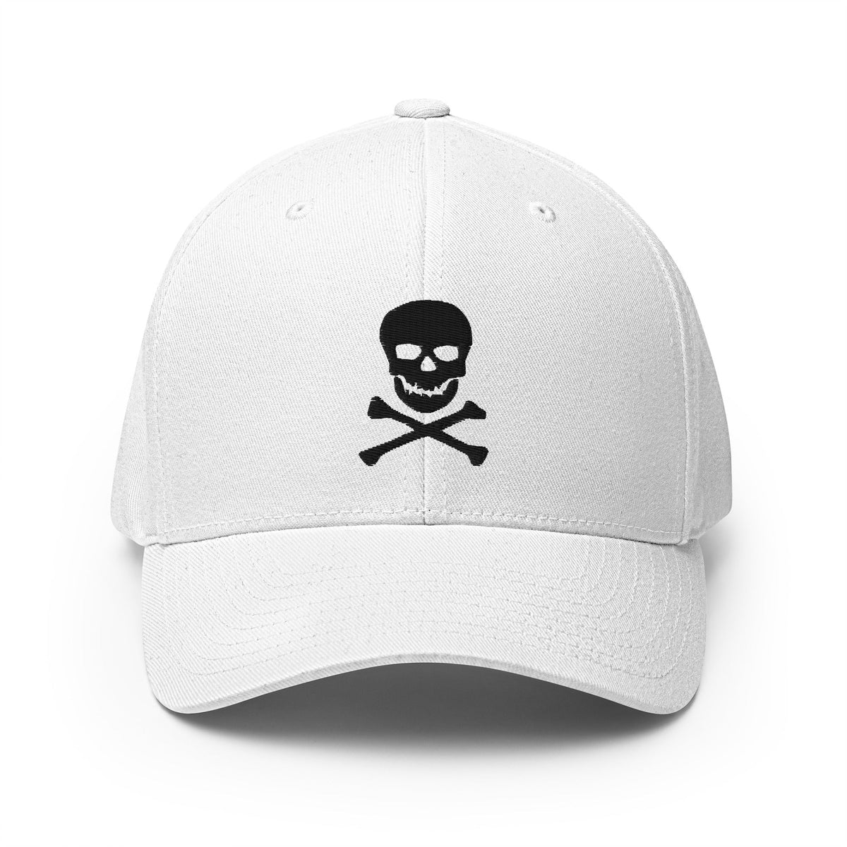 Skull and Crossbones Hat - White - Bender Gloves
