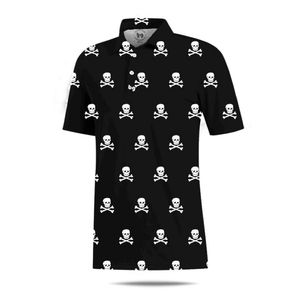 Skull and Crossbones Men's Polo - Bender Gloves