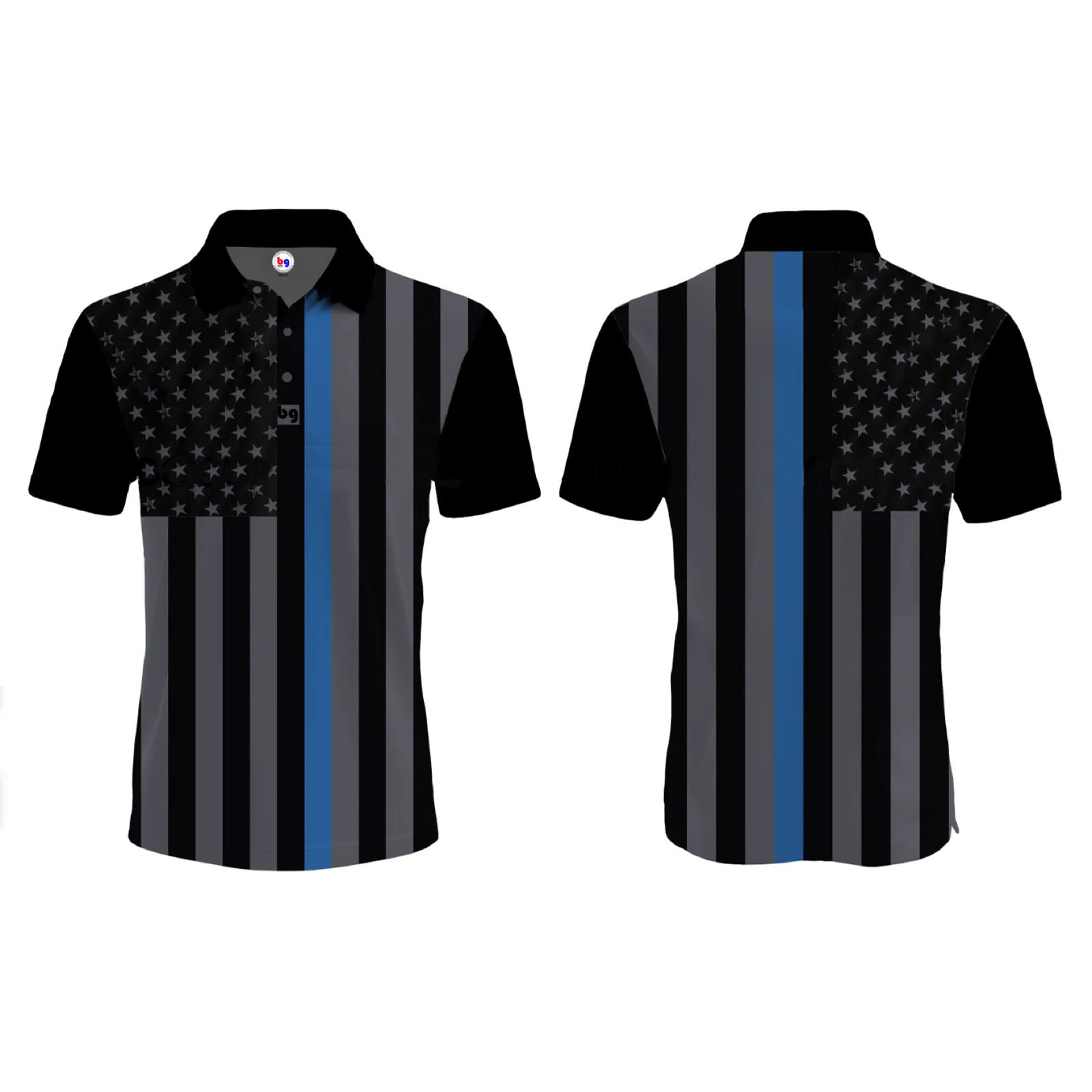 USA Blue Line Men's Polo Medium