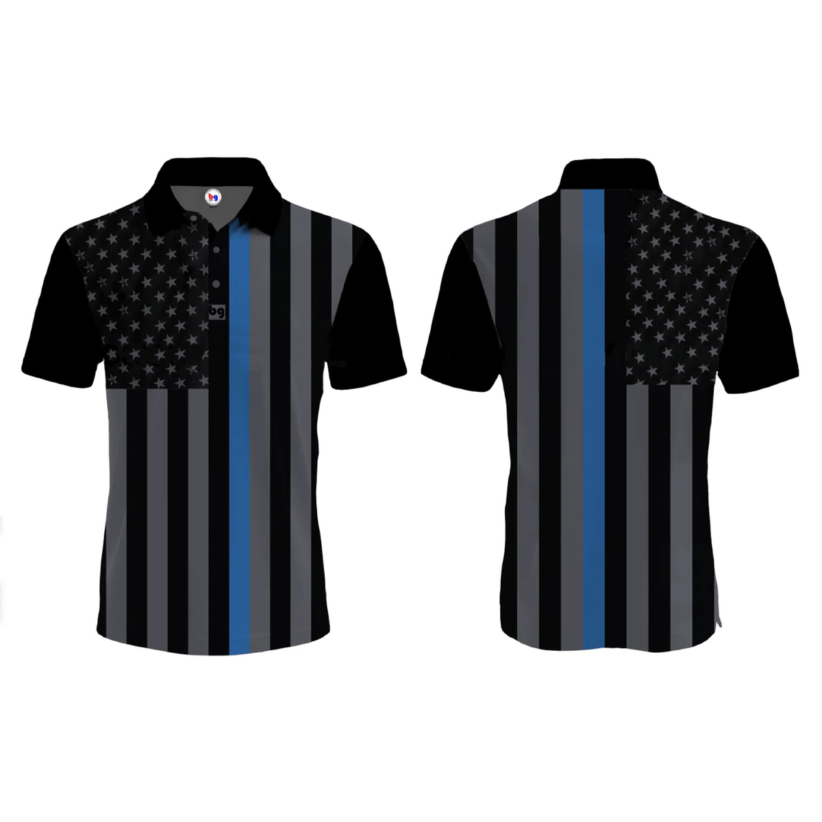 USA Blue Line Men&#39;s Polo - Bender Gloves