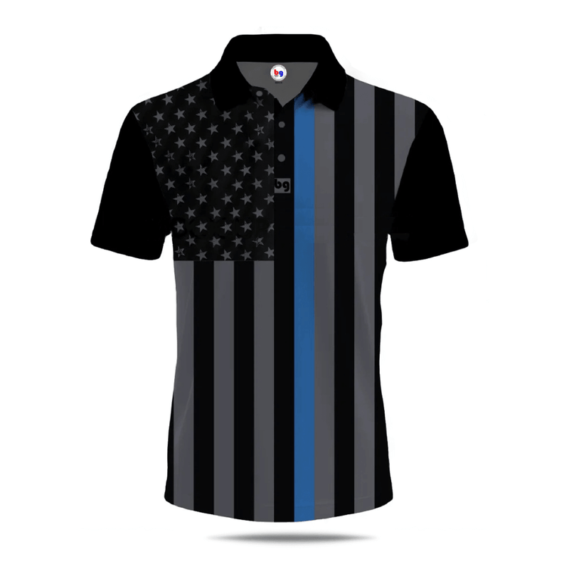 USA Blue Line Men's Polo - Bender Gloves