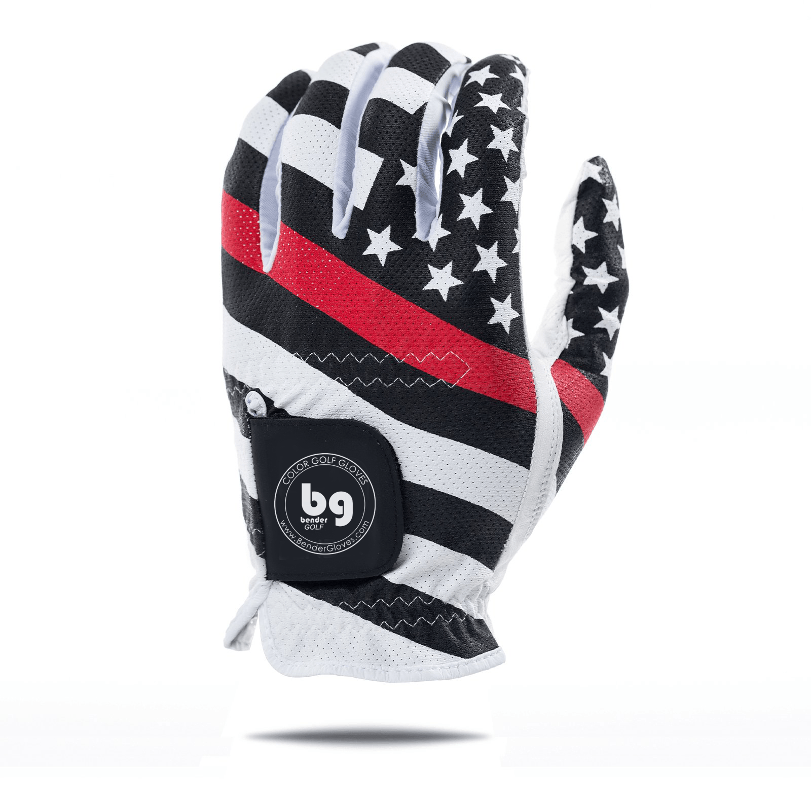 USA Red Line Mesh Golf Glove - Bender Gloves
