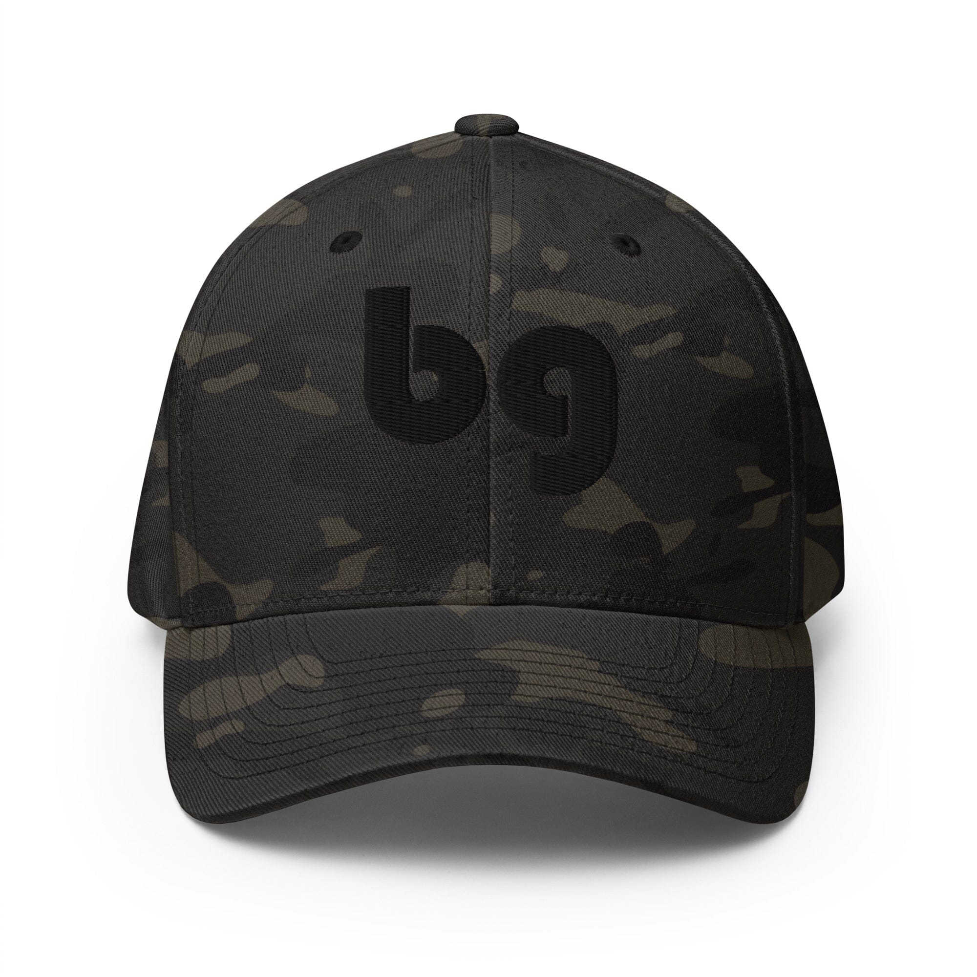 Black Camo Hat L/XL