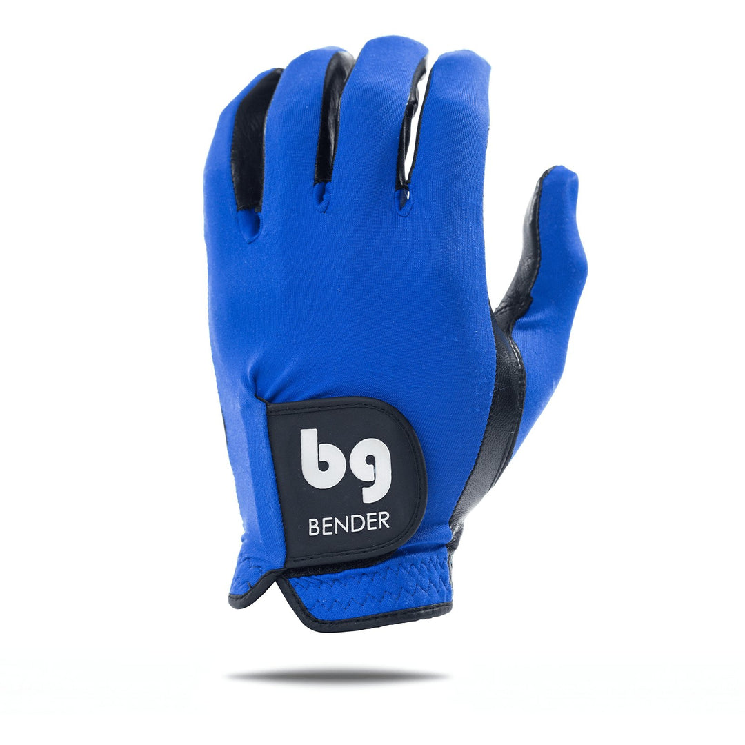 Blue Spandex Golf Glove RH (wear on right) / Women L / Youth XL