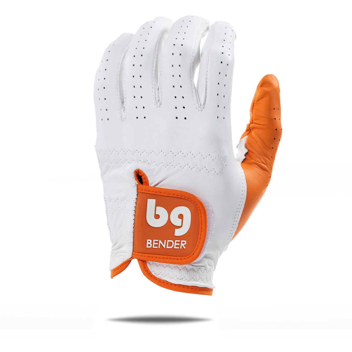 Orange Elite Accent Golf Glove - Bender Gloves