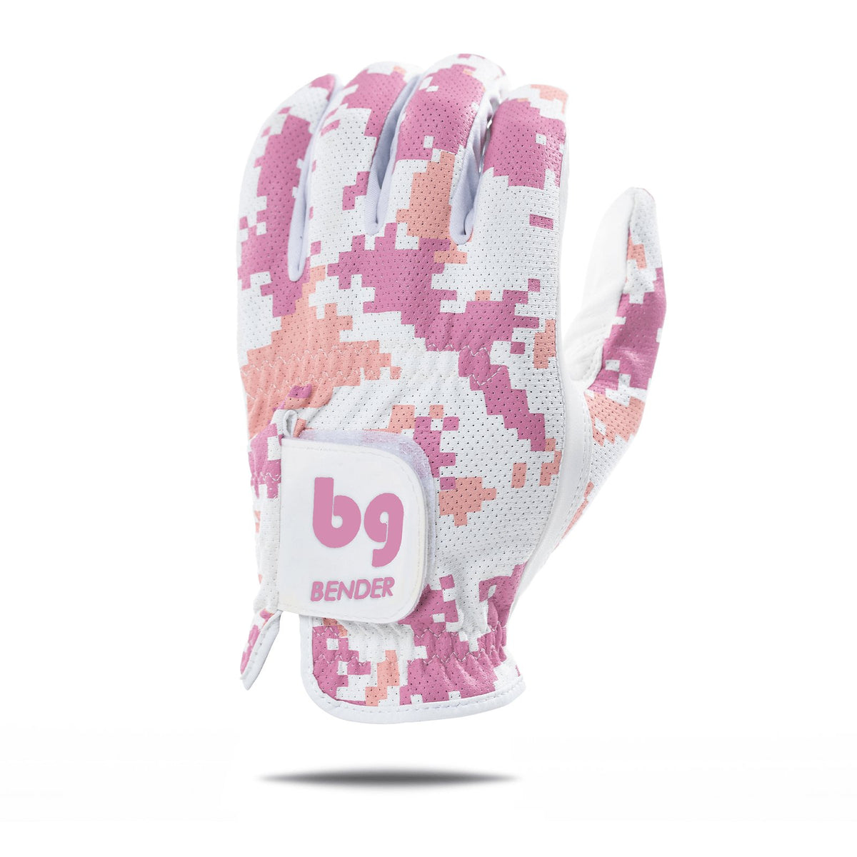 Pink Digital Camo Mesh Golf Glove - Bender Gloves