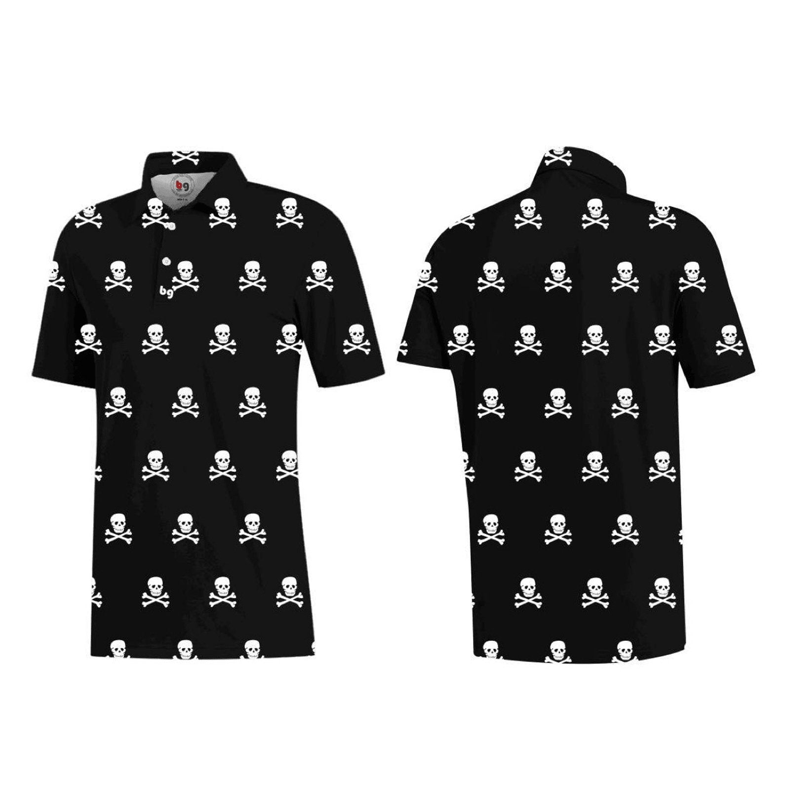 Skull and Crossbones Men's Polo - Bender Gloves