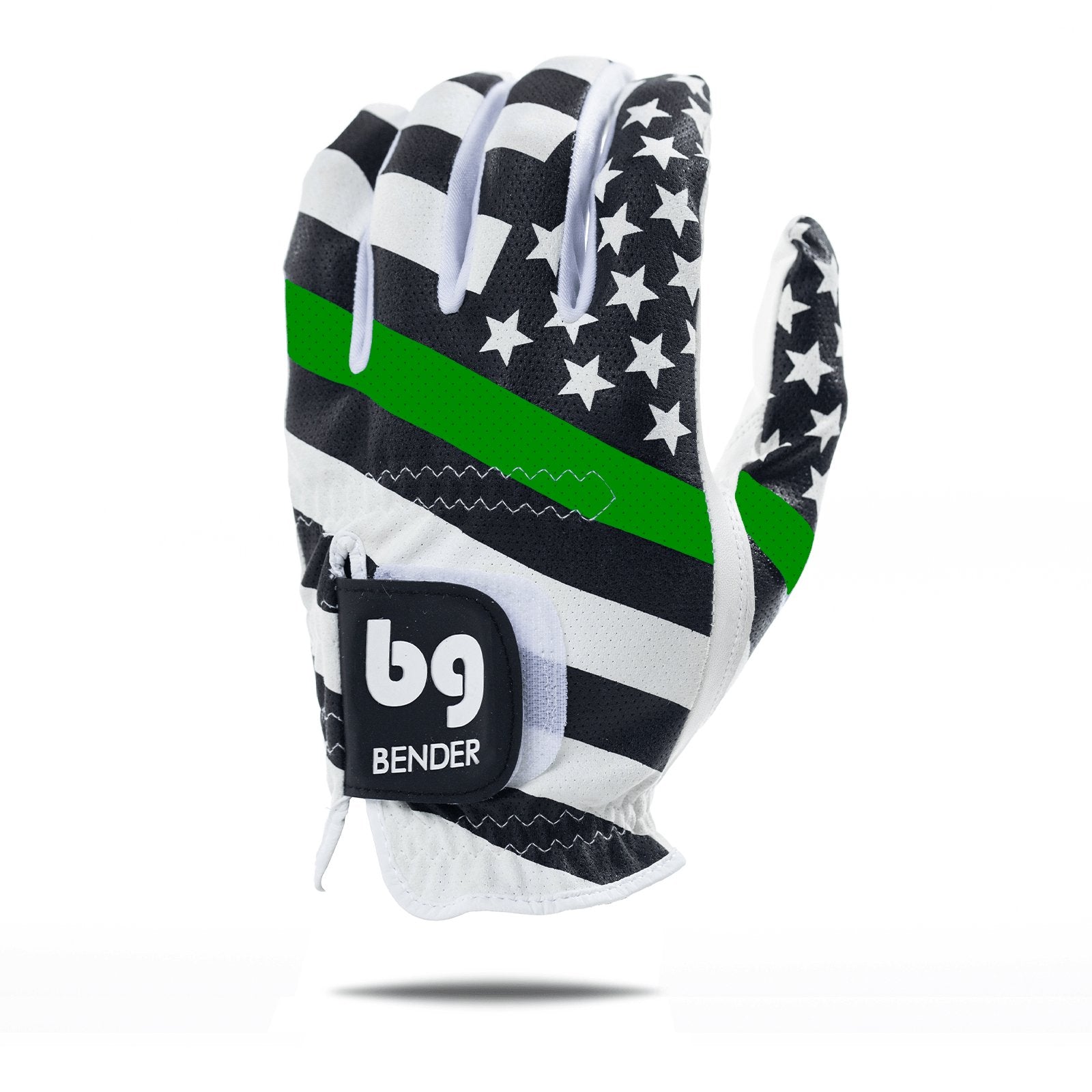 USA Green Line Mesh Golf Glove - Bender Gloves