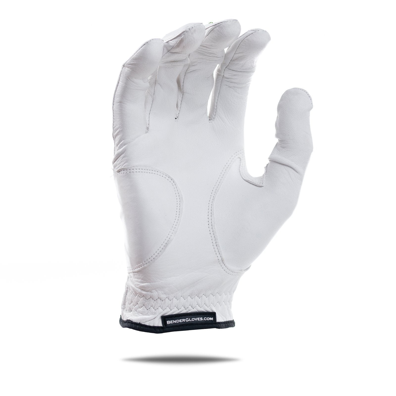 White Lucky Elite Tour Golf Glove - Bender Gloves