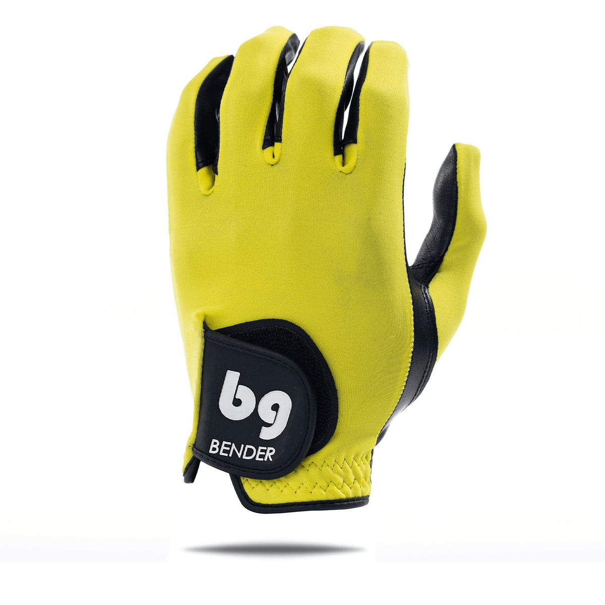 Yellow Spandex Golf Glove - Bender Gloves